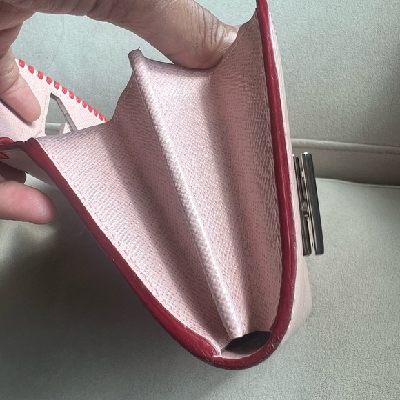🛑SOLD🛑 Louis Vuitton Long Wallet Epi Portefeuille Twist Pink - Picture 10 of 11